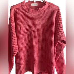Women's Pink Knit Sweater